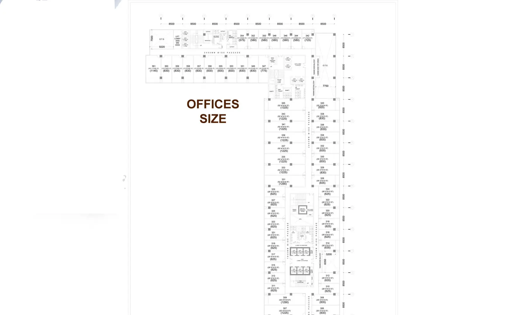 Capitol Avenue office plan